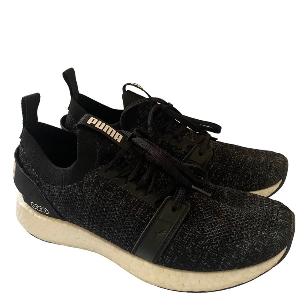 Puma NRGY black running sneakers Size 8
